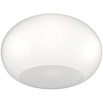 Top-Light Plafoniera vetro soffiato bianco latte top light casper 1218 pl55 bi e27 led