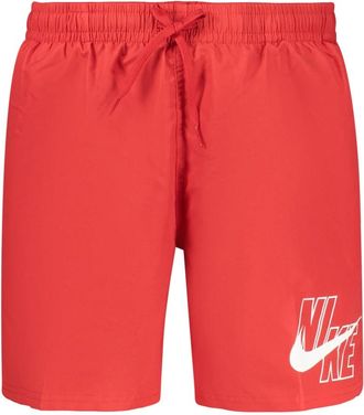 Nike Logo Lap 5 Volley Short - Heren - Fitness - Rood - M - Polyester - Fitness