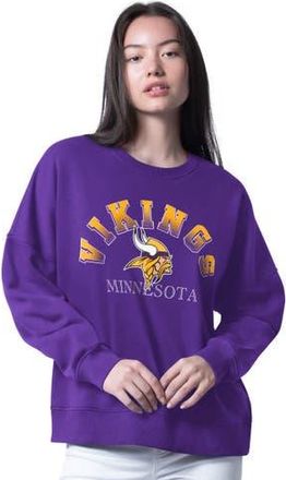 G-III 4Her by Carl Banks Womens G-III 4Her by Carl Banks Purple Minnesota Vikings Oversized Feud Sweatshirt at Nordstrom, Size Xx-Large