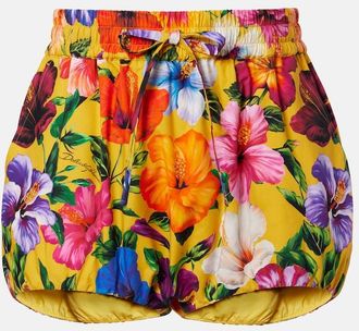 Dolce & Gabbana Floral cotton shorts