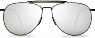 Thom Browne Gray Titanium Sunglasses