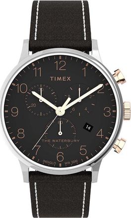 Timex TW2T71500 Mens Waterbury Classic Watch - Brown - One Size