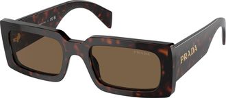 Prada Polarized Rectangular Ladies Sunglasses PR A07S 16N5Y1 52