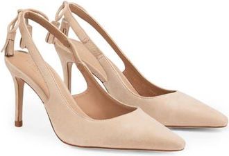 L.k. Bennett Cary Slingback Pointed Toe Pump in Trench at Nordstrom, Size 12 M