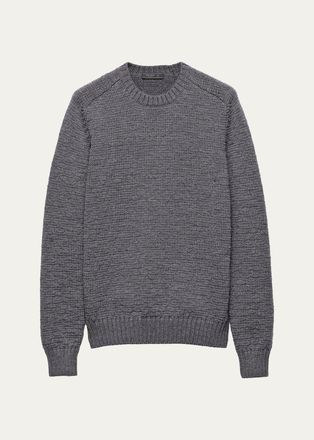Prada Mens Wool Crewneck Sweater