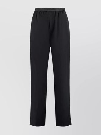 Balenciaga cotton elasticated waist straight-leg trousers