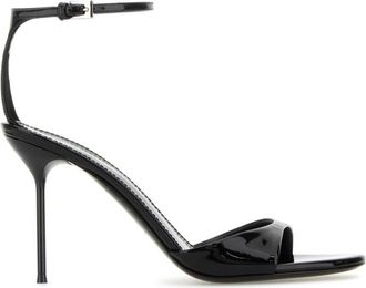 PARIS TEXAS Black Leather Heels