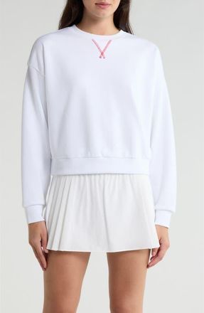 G/Fore Classic Sweatshirt in Snow at Nordstrom, Size X-Large