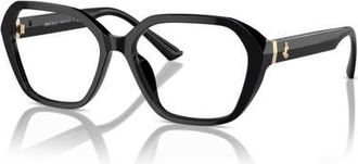 Jimmy Choo London 53mm Butterfly optical glasses in Black at Nordstrom