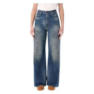 Acne Studios Wide Jeans, female, Blue, Size: W26 Trafalgar Jeans