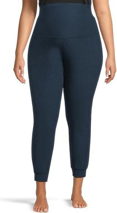 Beyond Yoga Spacedye Beyond The Bump Maternity Midi Joggers Womens Casual Pants Nocturnal Navy : SM (US Womens 4-6) 26, Polyester/Spandex