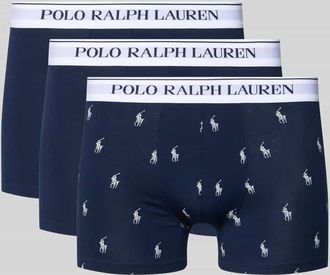 Ralph Lauren Skinny Fit Boxershorts aus Baumwoll-Mix im 3er-Pack in Dunkelblau, Gr&ouml;&szlig;e XXL