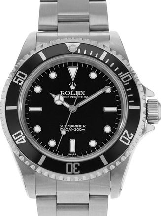 Rolex Pre-owned Rolex Submariner No Date Automatic Chronometer Black Dial Mens Watch 14060 BKSO