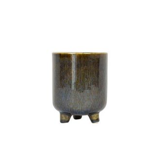 Foreside Home And Garden Footed Planter Blue Porcelain at Nordstrom
