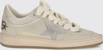 Golden Goose Sneakers Ball Star in pelle laminata con effetto usurato
