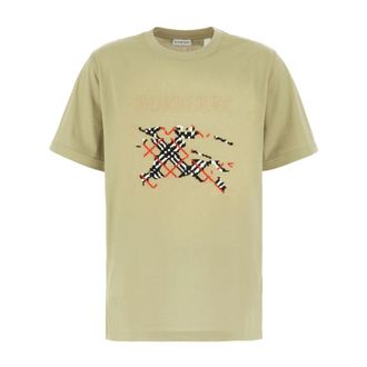 Burberry Dames, Tops, Groen, Maat: S