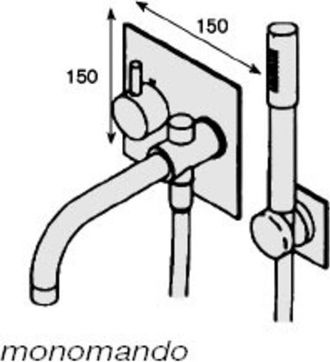 Jadorel Jado Modelo Borma A6 Ba&ntilde;o-ducha C.20 Mm R.814069