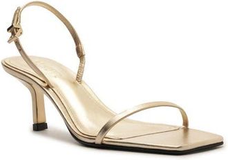 Schutz Judith Slingback Sandal in Platina at Nordstrom, Size 10.5