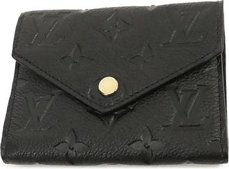 Louis Vuitton Portafoglio Victorine in pelle Empreinte con monogramma 2021-2025 - Nero