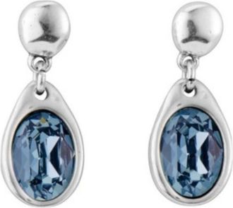 UNOde50 Crystal Accent Dangle Earrings in Silver at Nordstrom