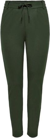Only Herfst/Winter Viscose Blend Broek - Dames - Slim Fit Broeken - Groen - S L32 - Broeken