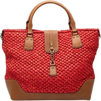 Gucci Pre-owned Santa Monica Tote Bag - - Pre-owned - Donna - Rosso - ONE SIZE