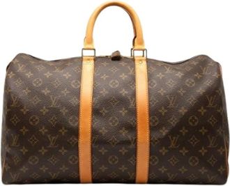 Louis Vuitton Pre-owned Weekend Bags, female, Brown, Size: ONE SIZE Pre-owned Keepall 45