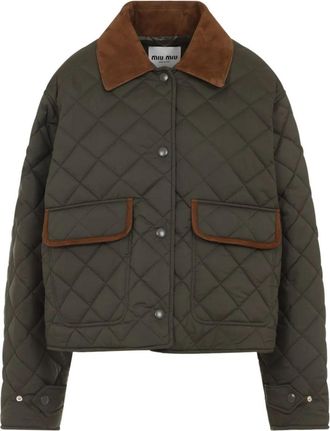 Miu Miu Giubbotti Pongetec+Camoscio