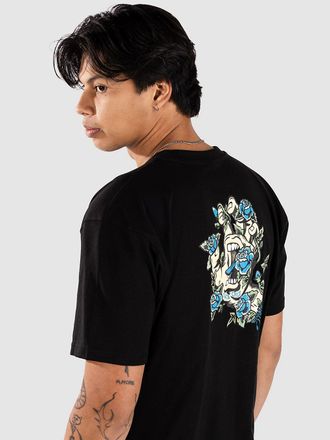 Santa Cruz BT Screaming Rose Flash T-Shirt nero