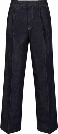 Zimmermann Womens Illustration Denim Pants In Night Sky
