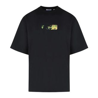 Off-white Spices Arrow Cotton T-Shirt - male - Off White - T-Shirts - Black - L - Tops