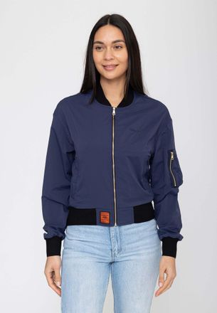 Bombers Original Bomberjacke BOMBERS ORIGINAL Bombers Original Bomberjacke MA Light-W, Damen, Gr. S, blau, Obermaterial: 100% Polyester PES., Jacken Bomberjacke