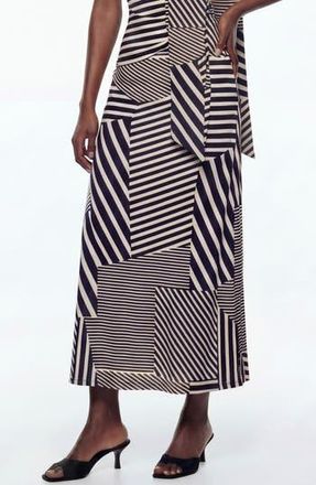 By Design Martini Maxi Skirt in Patch Stripe at Nordstrom Rack, Size X-Small
