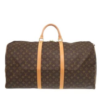 Louis Vuitton Pre-owned Weekend Bags, female, Brown, Size: ONE SIZE Pre-owned Keepall 60