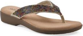 White Mountain Becharm Sandal in Multi Fabric at Nordstrom Rack, Size 9.5