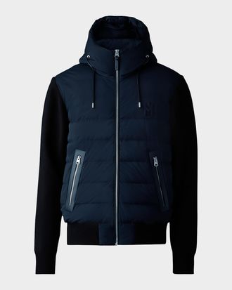 Mackage Men & apos;s Andrew Hybrid Down Knit Jacket