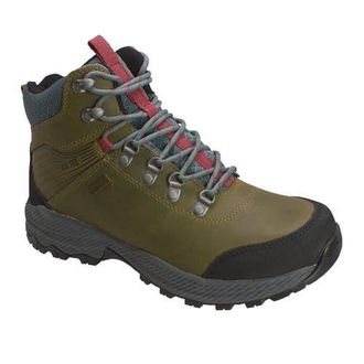 Adtec 6 Leather Waterproof Work Hiker Boots in Olive at Nordstrom, Size 9.5