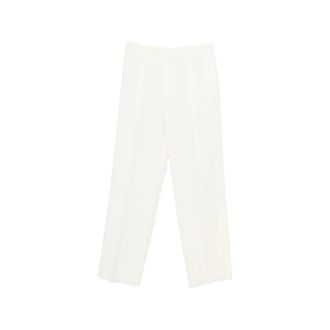 Lardini Straight Trousers, male, White, Size: 2XL Straight Trousers
