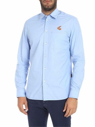 Vivienne Westwood Light blue Chaos shirt with patch pocket