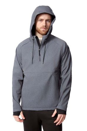 Alpine North Vargas - Mens Water-repellant Hooded Pullover Softshell in Dark Grey at Nordstrom, Size Xx-Large