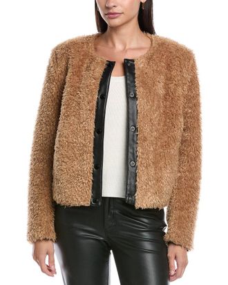 Rebecca Minkoff Wyatt Faux Fur Coat