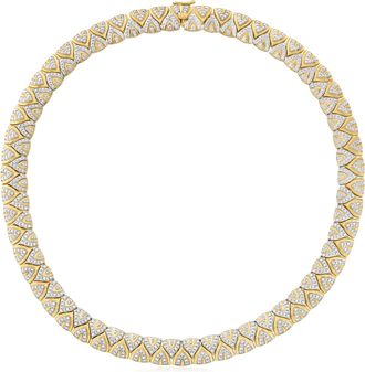 Ross-Simons Diamond Collar Necklace in 18kt Gold Over Sterling