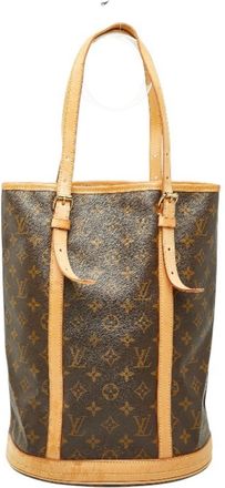 Louis Vuitton Brown Pvc Leather Shoulder Bag Tote Bag (Pre-Owned)