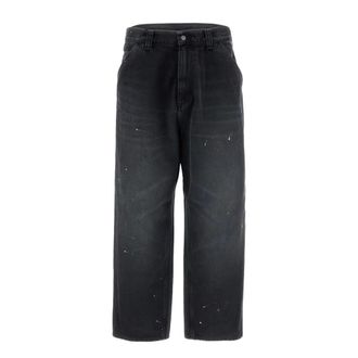 Carhartt Work in Progress OG Single Knee Pant - male - Carhartt Wip - Straight Fit Jeans - Black - XS - Jeans