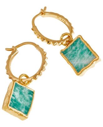 Missoma Goldene Creolen Mini Pyramid Charm