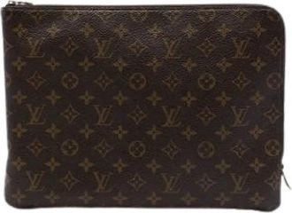 Louis Vuitton Pre-owned Etui Voyage MM - Dames - Vintage Clutch - Bruin - ONE Size - Vintage