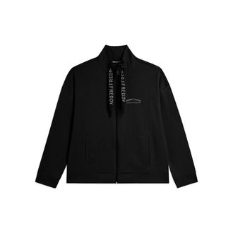 Freddy Felpa Zip e Collo Alto con Fondo asimmetrico