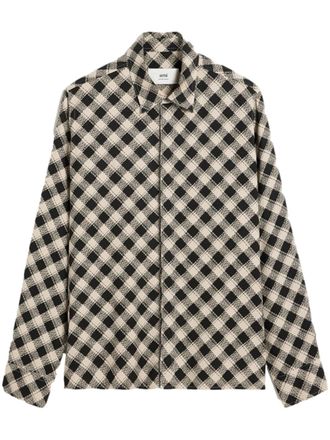 Ami Camicia a quadri - Nero