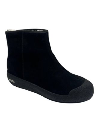 Bally Mens Guard Ii Calf Leather Suede Boots In Black