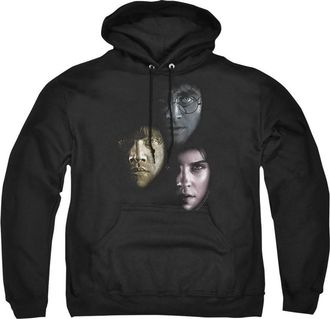 Gildan Harry Potter Hero Heads Adult Pull Over Hoodie / Hooded Sweatshirt